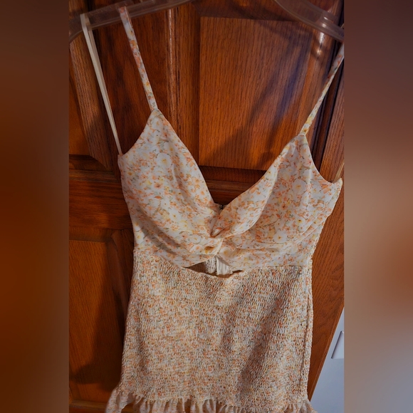 Mable Floral Cutout Spaghetti Strap Mini Dress - Picture 14 of 16